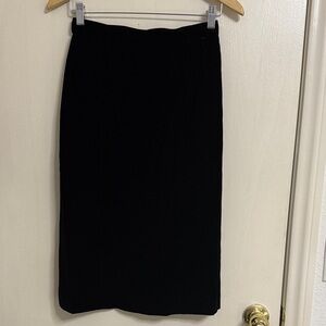 Dior Elegant Black Pencil Skirt